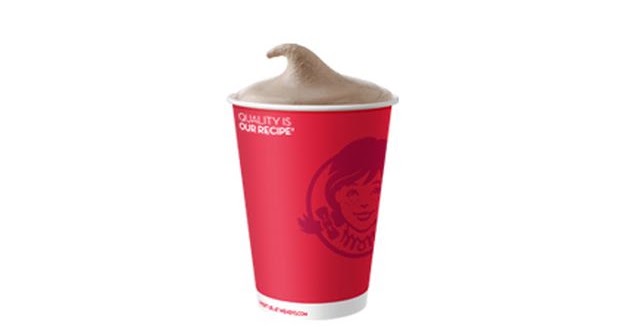 Wendy's chocolate Jr. Frosty