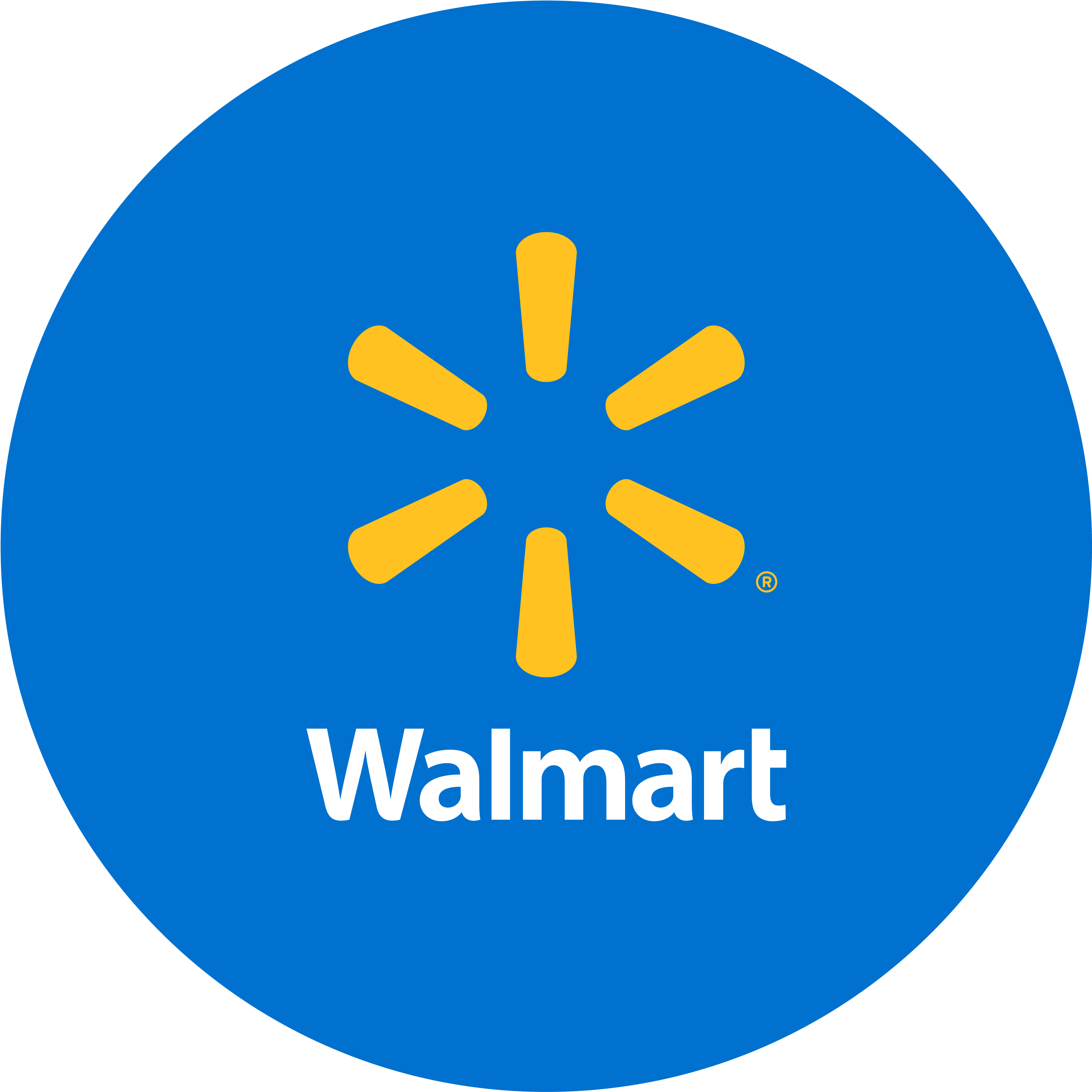 Walmart logo for Best Choice 6′ pre-lit flocked tree