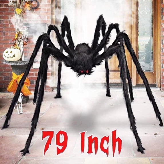 Ayieyill 79-inch giant spider Halloween decoration